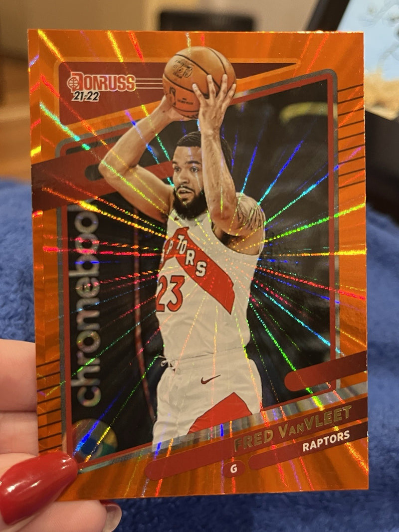 Panini Donruss 2021 22 Crunch Time Parallel Fred VanVleet Raptors #381