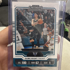 Panini Contenders 2023 24 LaMelo Ball Game Night Ticket Charlotte Hornets No. 50