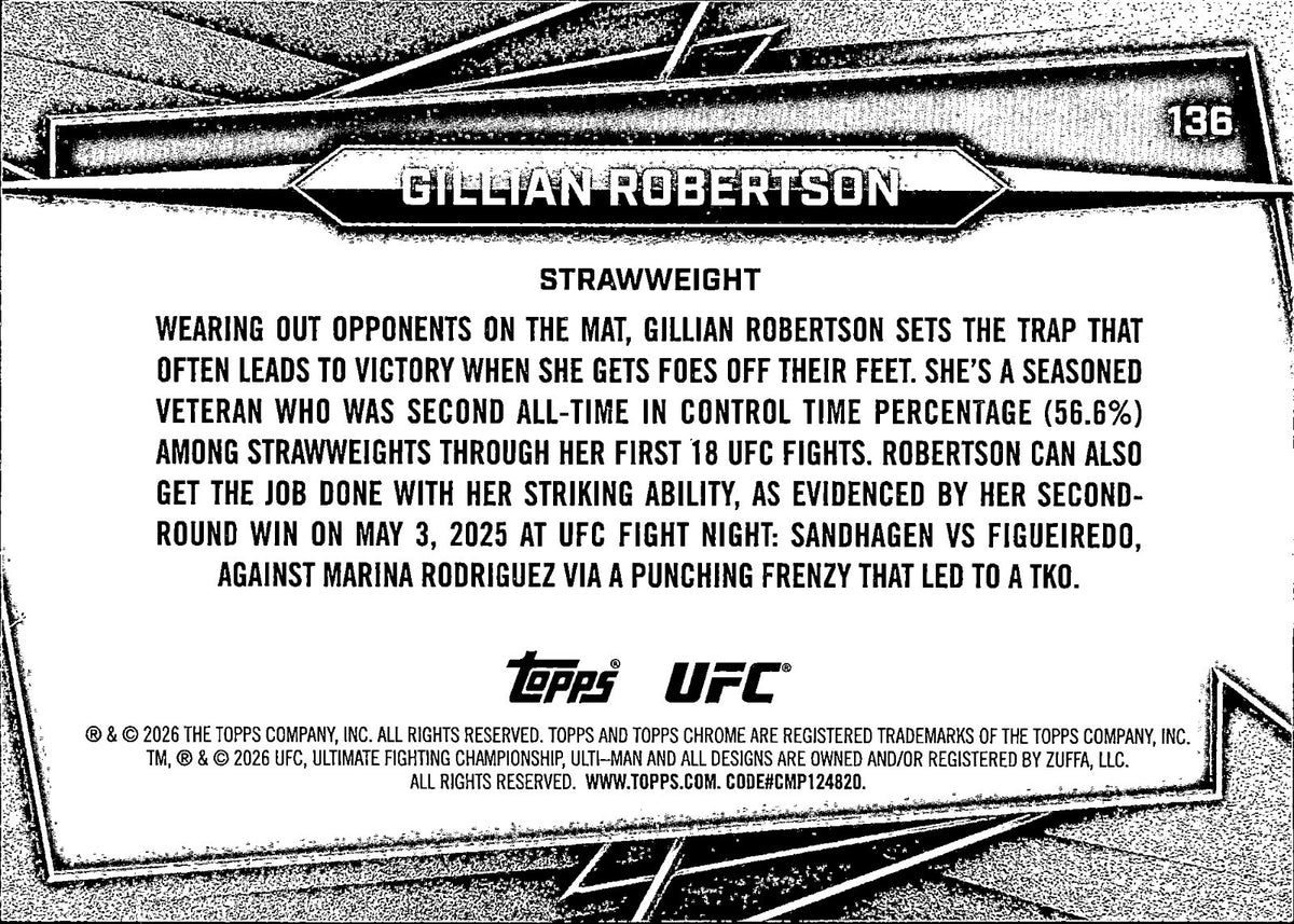 Gillian Robertson Numbered 200/250 Near Mint 1361