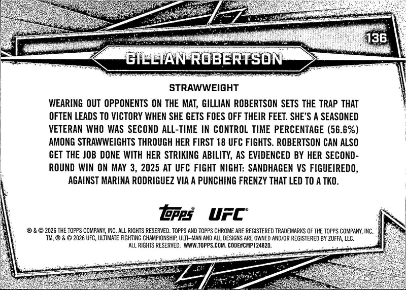 Gillian Robertson Numbered 200/250 Near Mint 1361