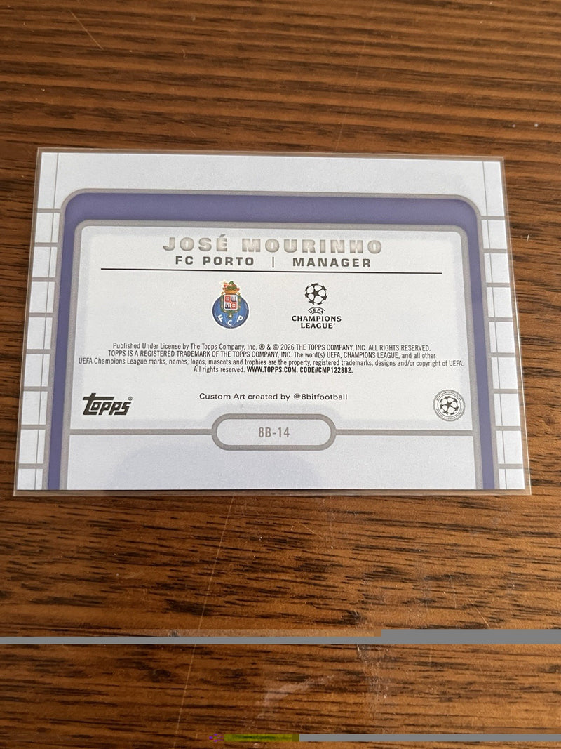 Topps José Mourinho Insert UEFA Champions League FC Porto Manager 8B 142