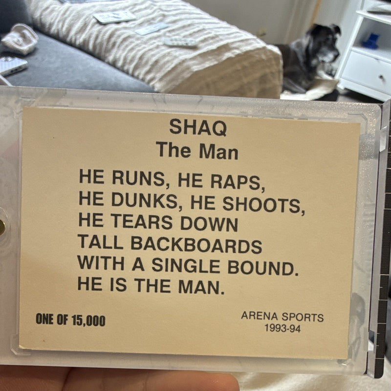 Shaquille O'Neal Shaq The Man w/ custom On Touch #9 /150001