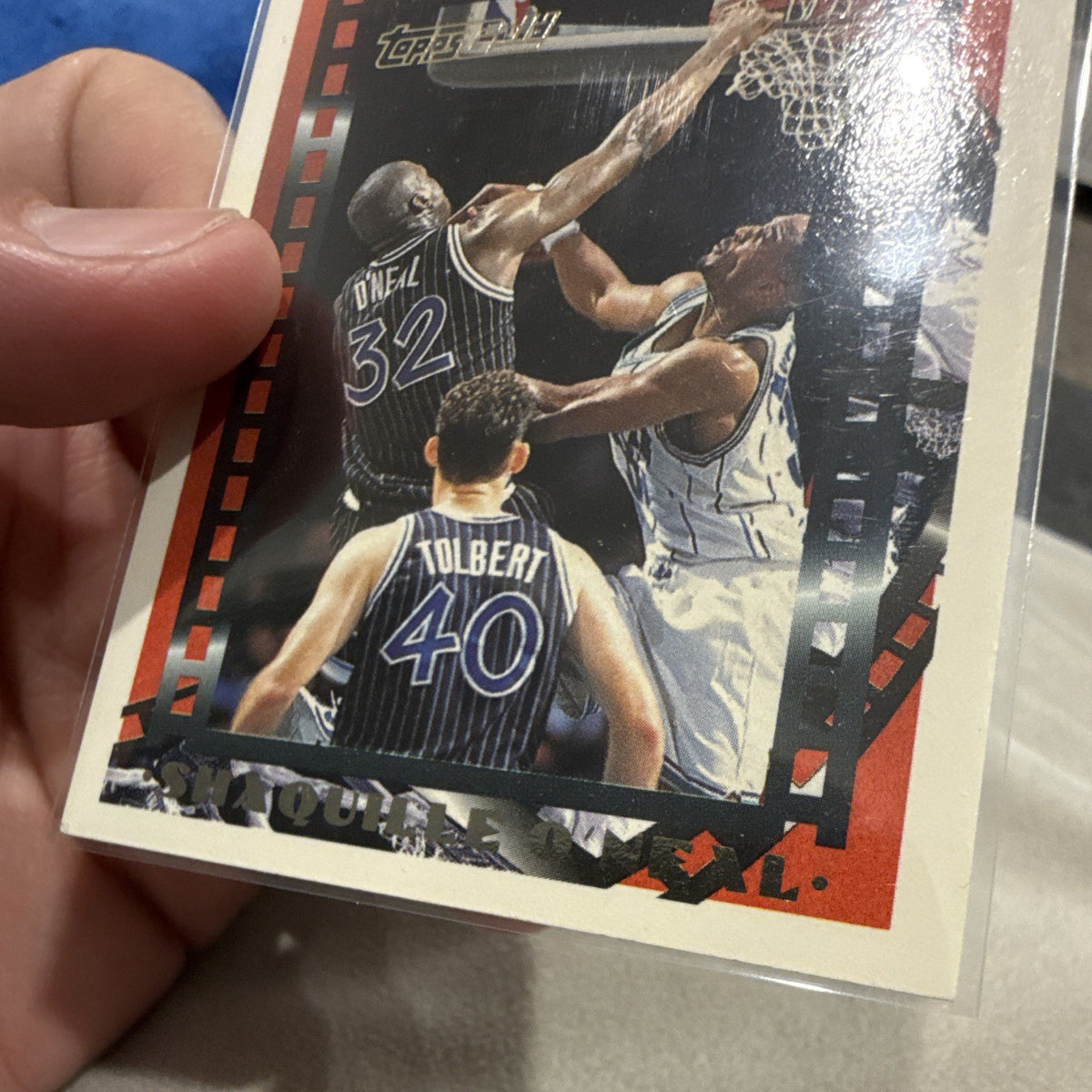 Topps Gold 1992-93 Highlight 3 Shaquille O'Neal Orlando Magic ROY Votes3