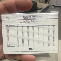 Topps Chrome Dwyane Wade Base Miami Heat #13 2025 Basketball Card1