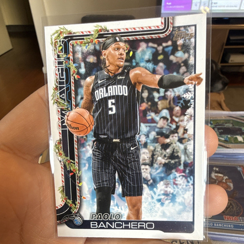 Paolo Banchero Base Set Topps Holiday Orlando Magic H68 2024 250