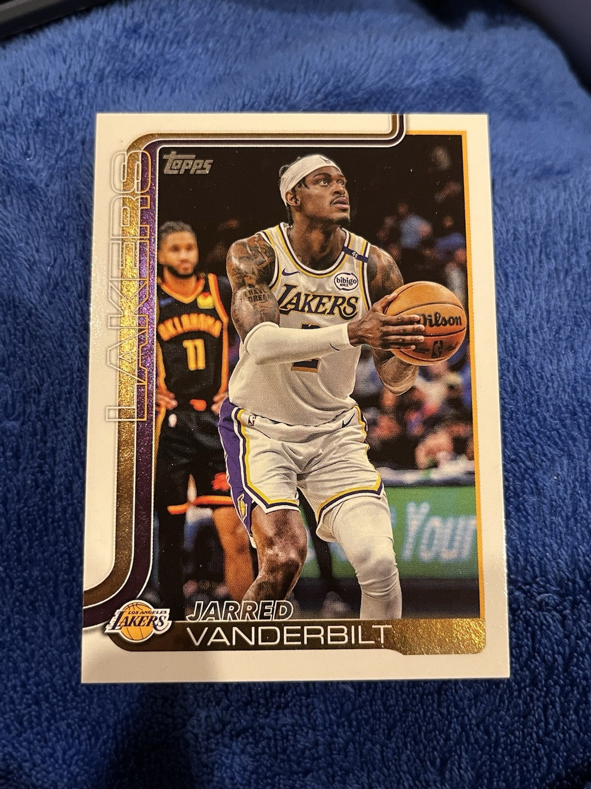 Topps Jarred Vanderbilt Los Angeles Lakers #155 2024 25 NBA Basketball0