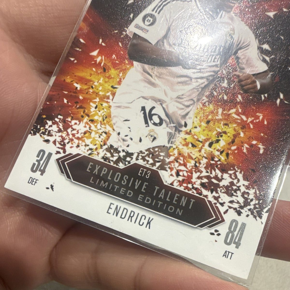 Topps Match Attax TCG Endrick Real Madrid ET3 Explosive Talent Limited Ed3