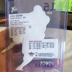 Fleer EX 2003 04 Vince Carter Insert Toronto Raptors Basketball Card #151