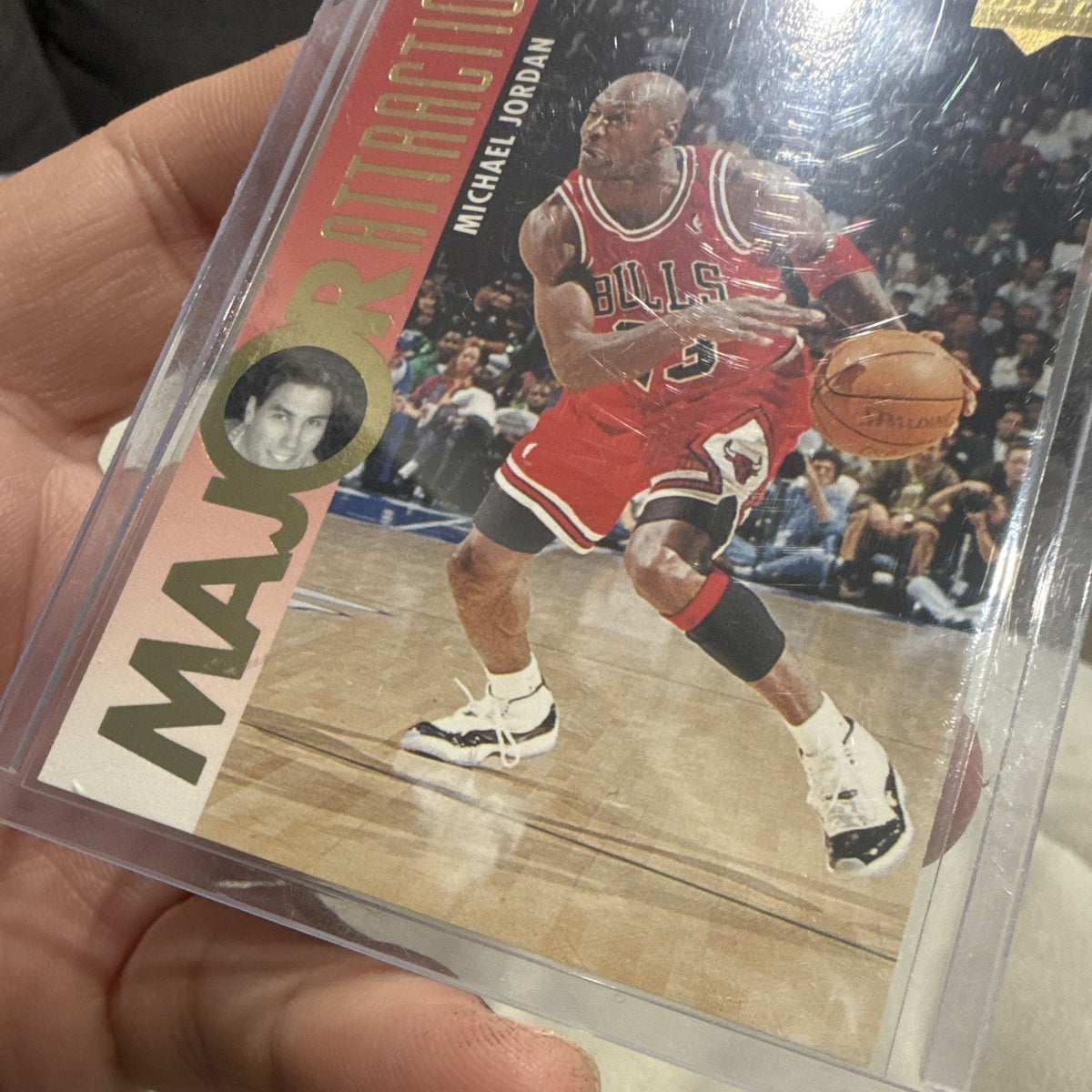 Upper Deck Michael Jordan Major Attractions Insert 1995 Chicago Bulls #3373