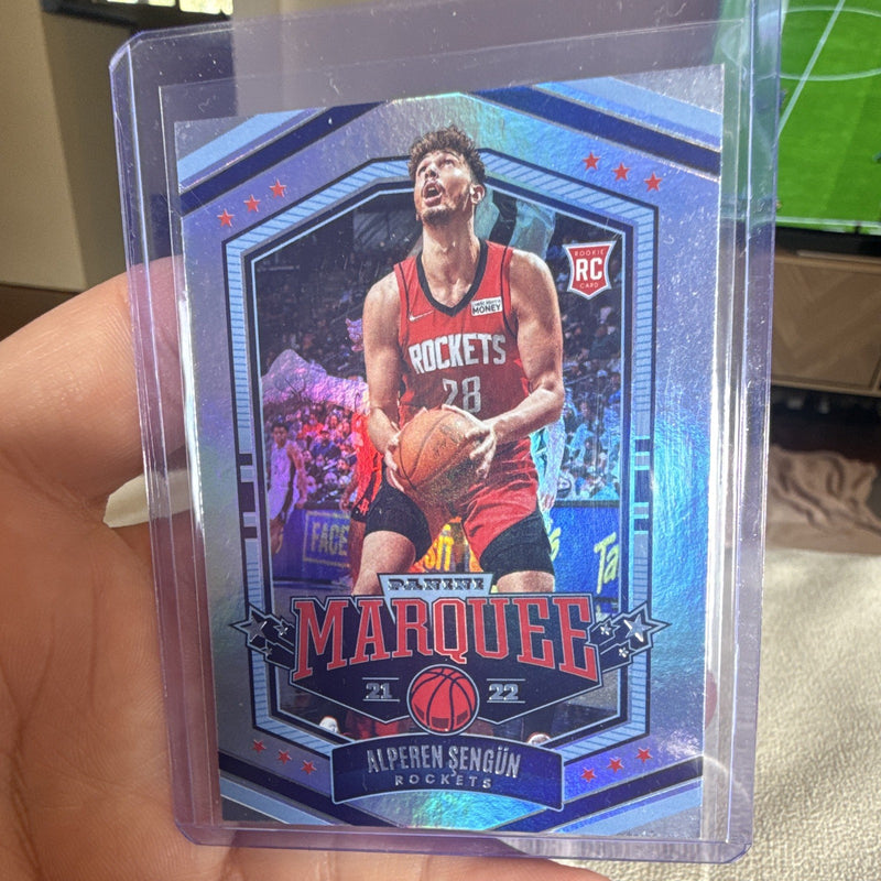 Panini 2021 22 Chronicles Marquee RC Alperen Sengun Houston Rockets #3490