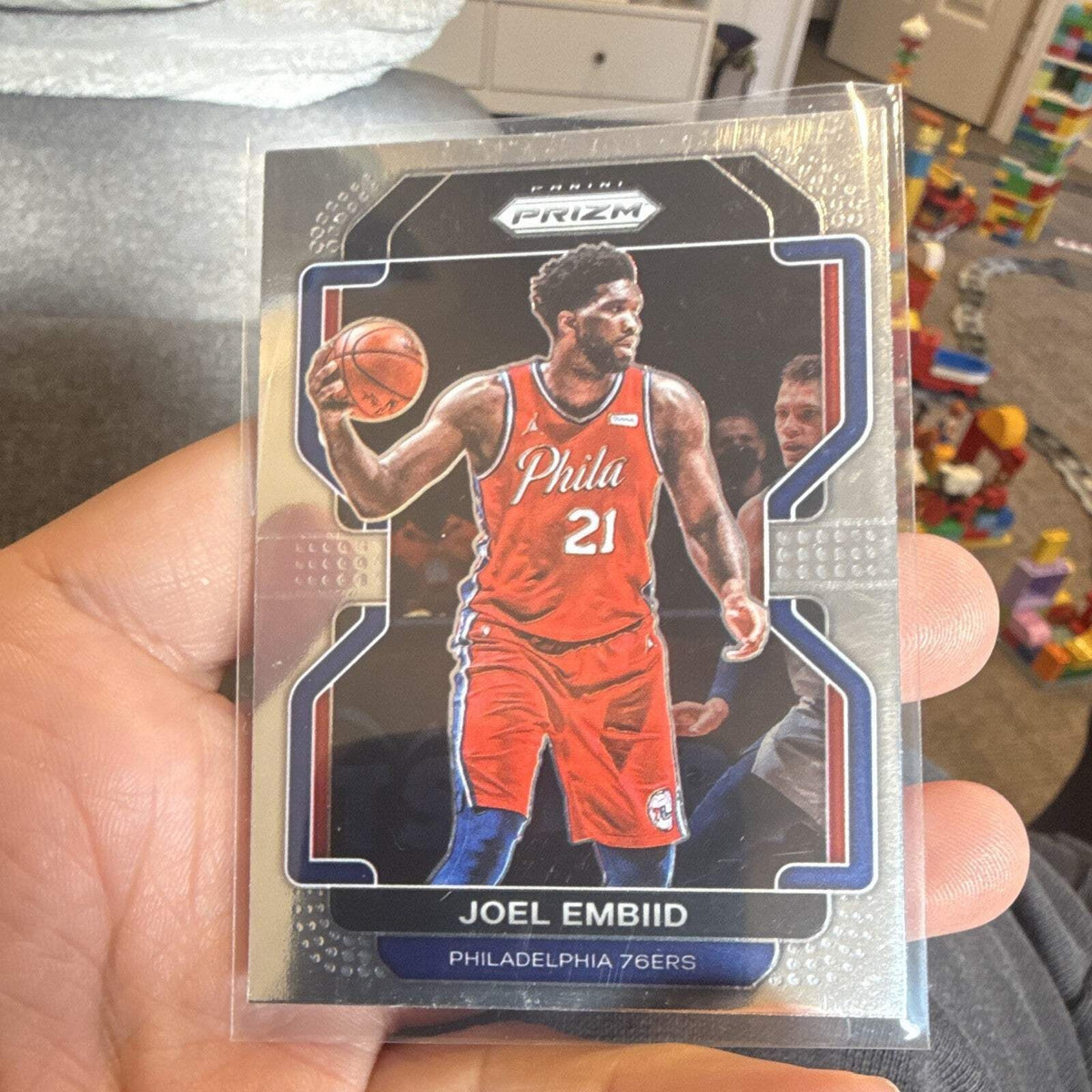 Panini 2021 22 Prizm Joel Embiid Base Set Philadelphia 76ers #1760
