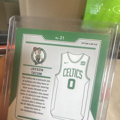 Panini 2023 24 Contenders Optic Uniformity Prizm Jayson Tatum #21 Celtics2