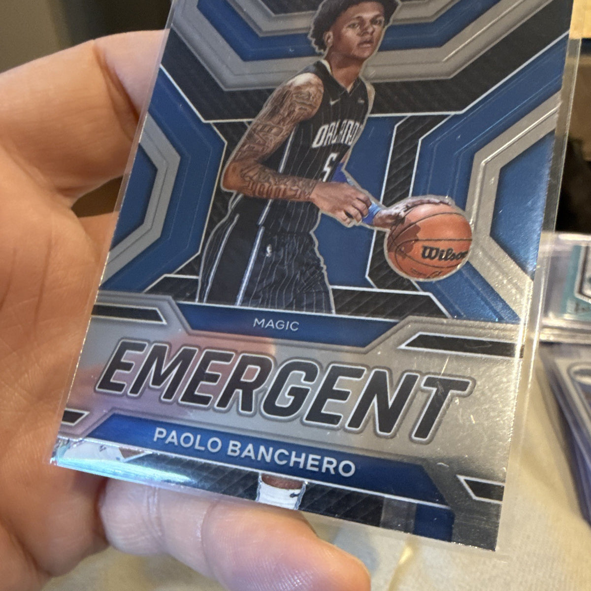 Paolo Banchero Emergent 2022 23 Panini Prizm #25 Orlando Magic3