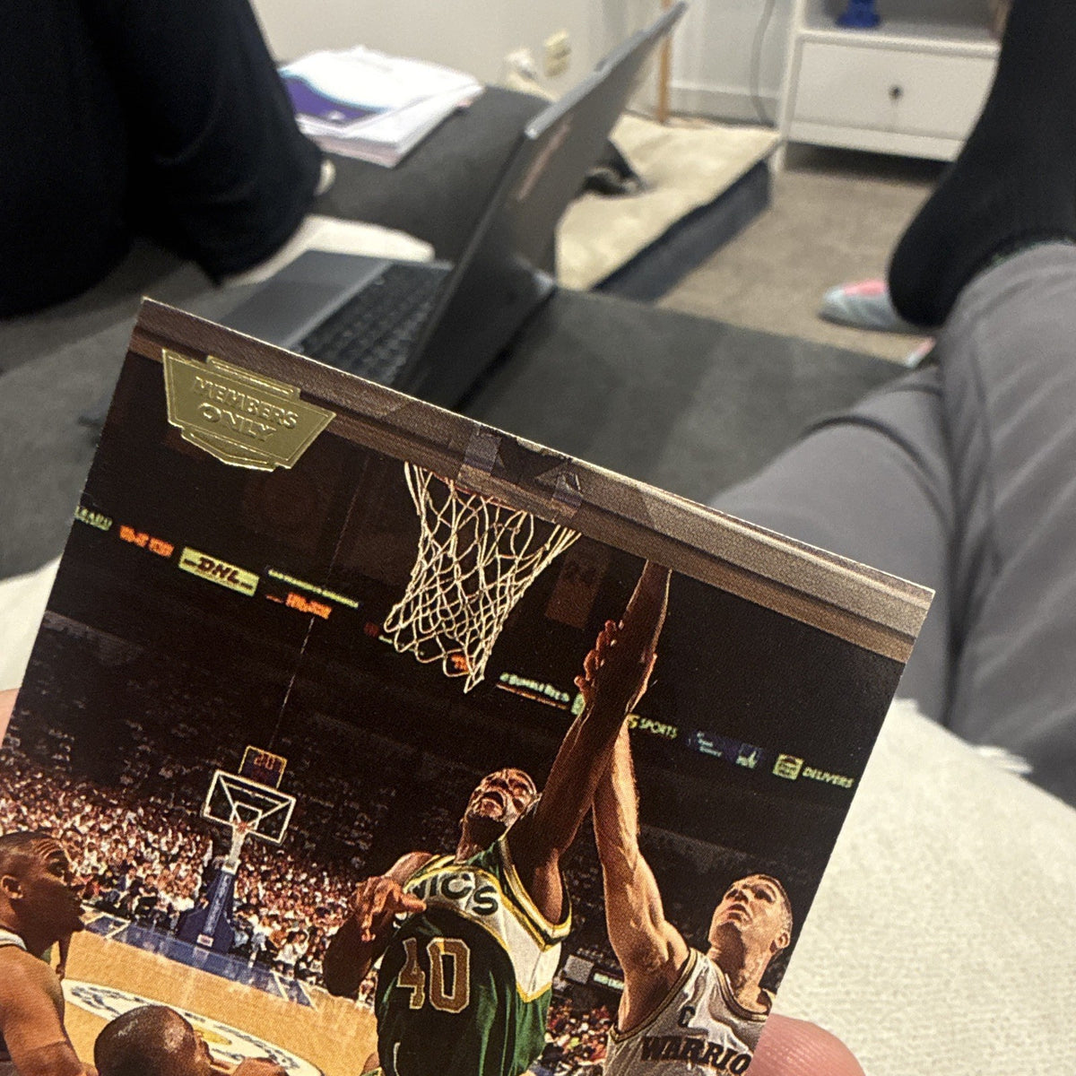 Topps Stadium Club 1992 93 Shawn Kemp Seattle SuperSonics Members Only #1022
