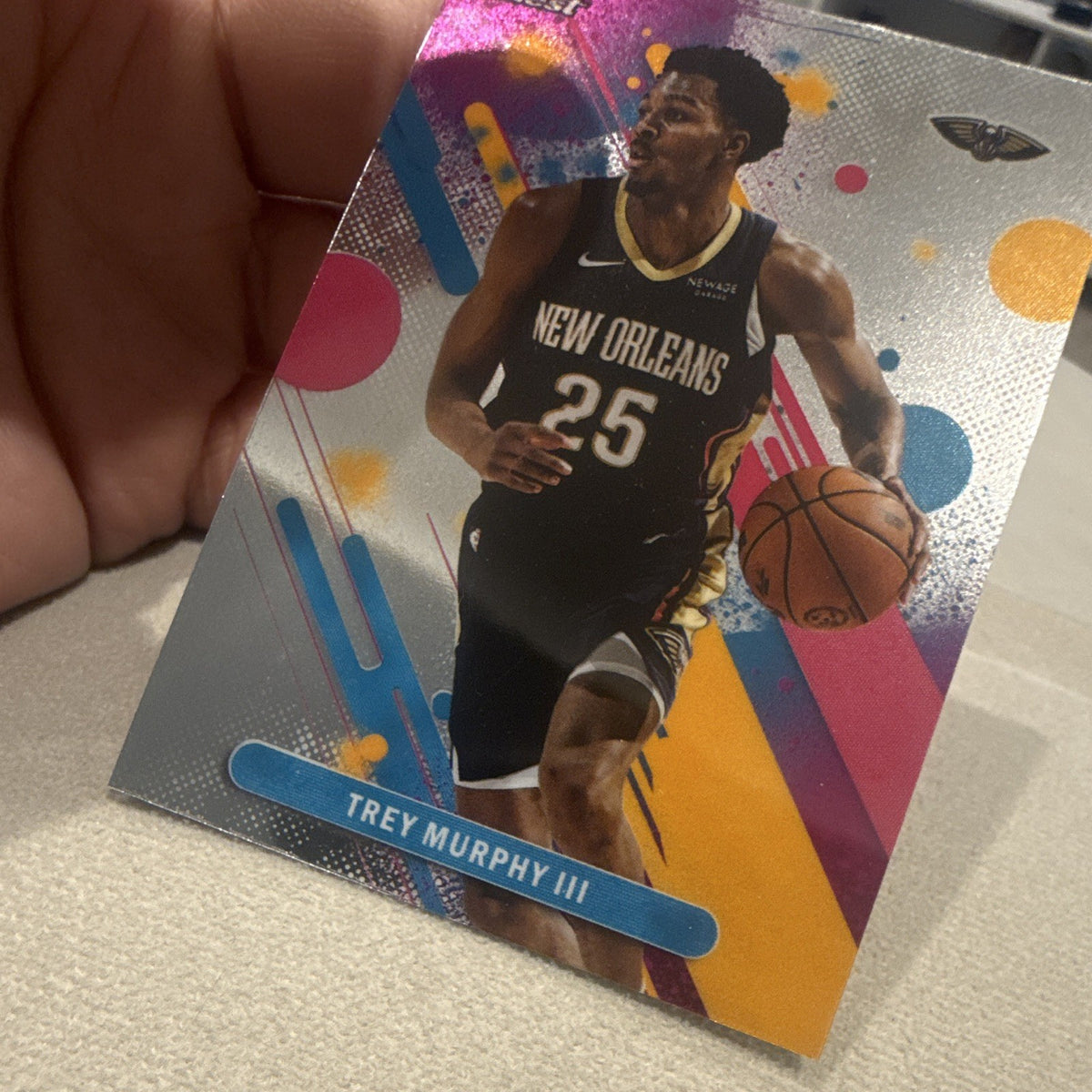 Topps Finest Trey Murphy III Parallel New Orleans Pelicans #96 24-25 NBA3