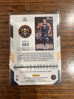 Panini 2021 22 Chronicles Score Nikola Jokić Base Set #142 Denver Nuggets2