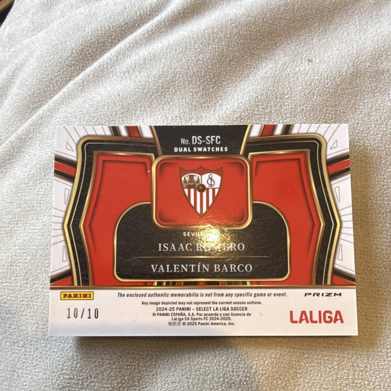 Panini Select LaLiga 2024 25 Dual Swatches DS SFC Romero Barco 10/101