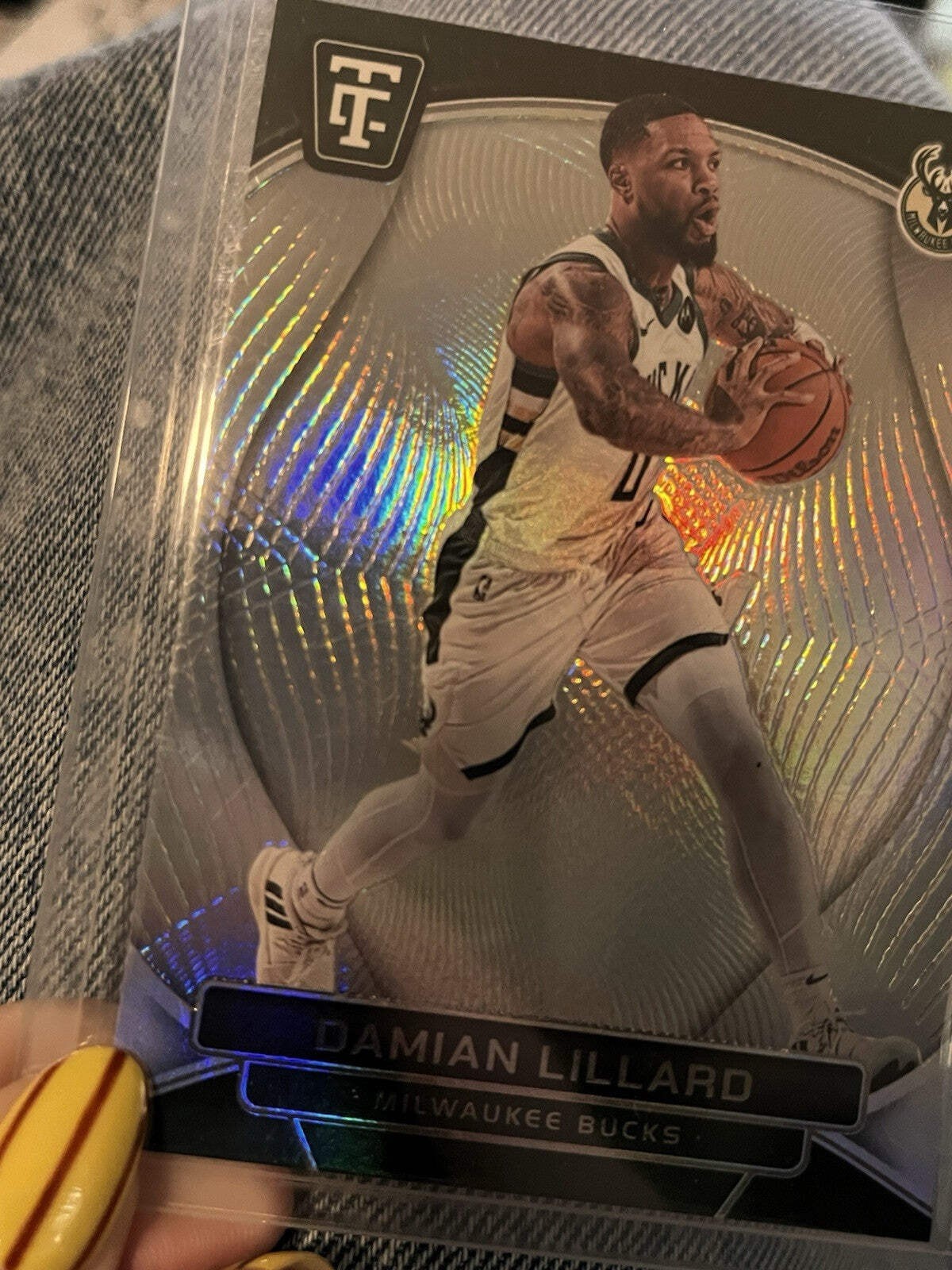 Panini Totally Certified 2024 25 Damian Lillard Insert No. 17 Milwaukee Bucks1