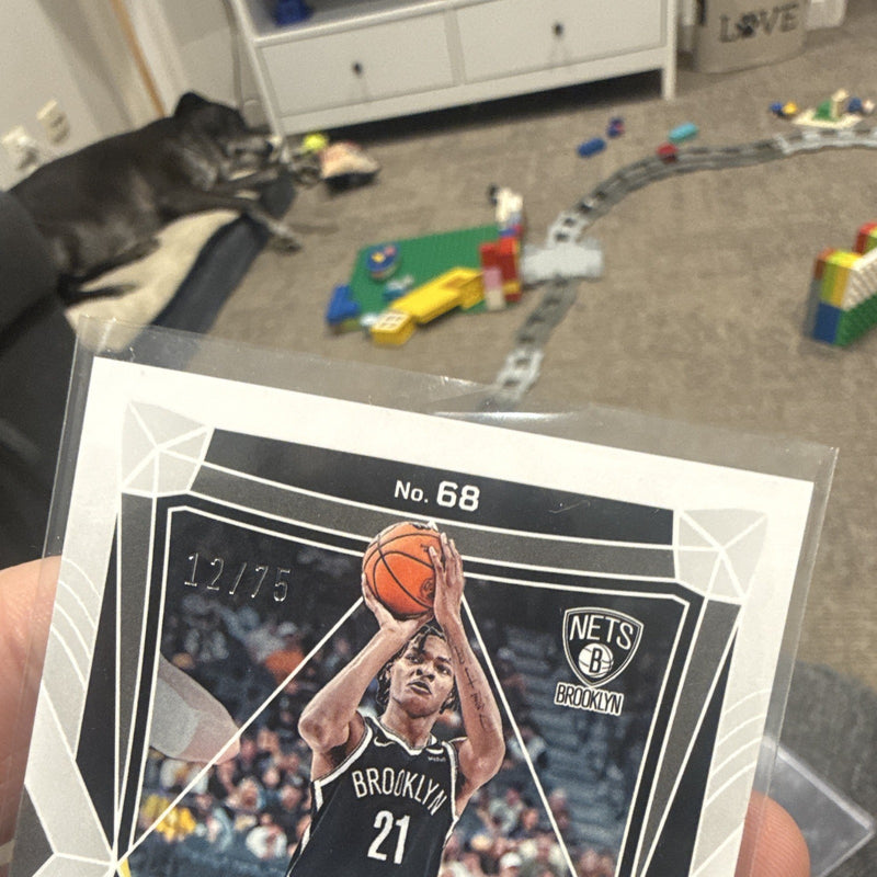 Panini Obsidian 2023 24 Noah Clowney Rookie #68 Brooklyn Nets 12/752