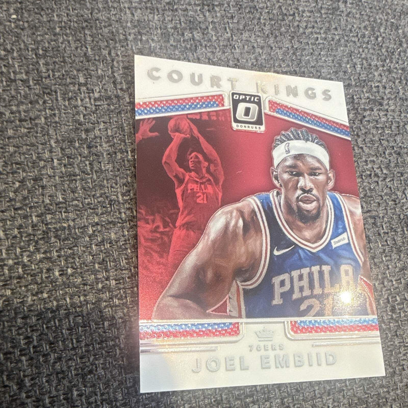 Panini Donruss Optic Court Kings Insert Joel Embiid #2 2017 18 76ers1