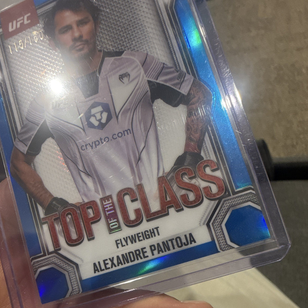 Topps 2025 Topps Chrome UFC Top of the Class Alexandre Pantoja Blue 115/1503