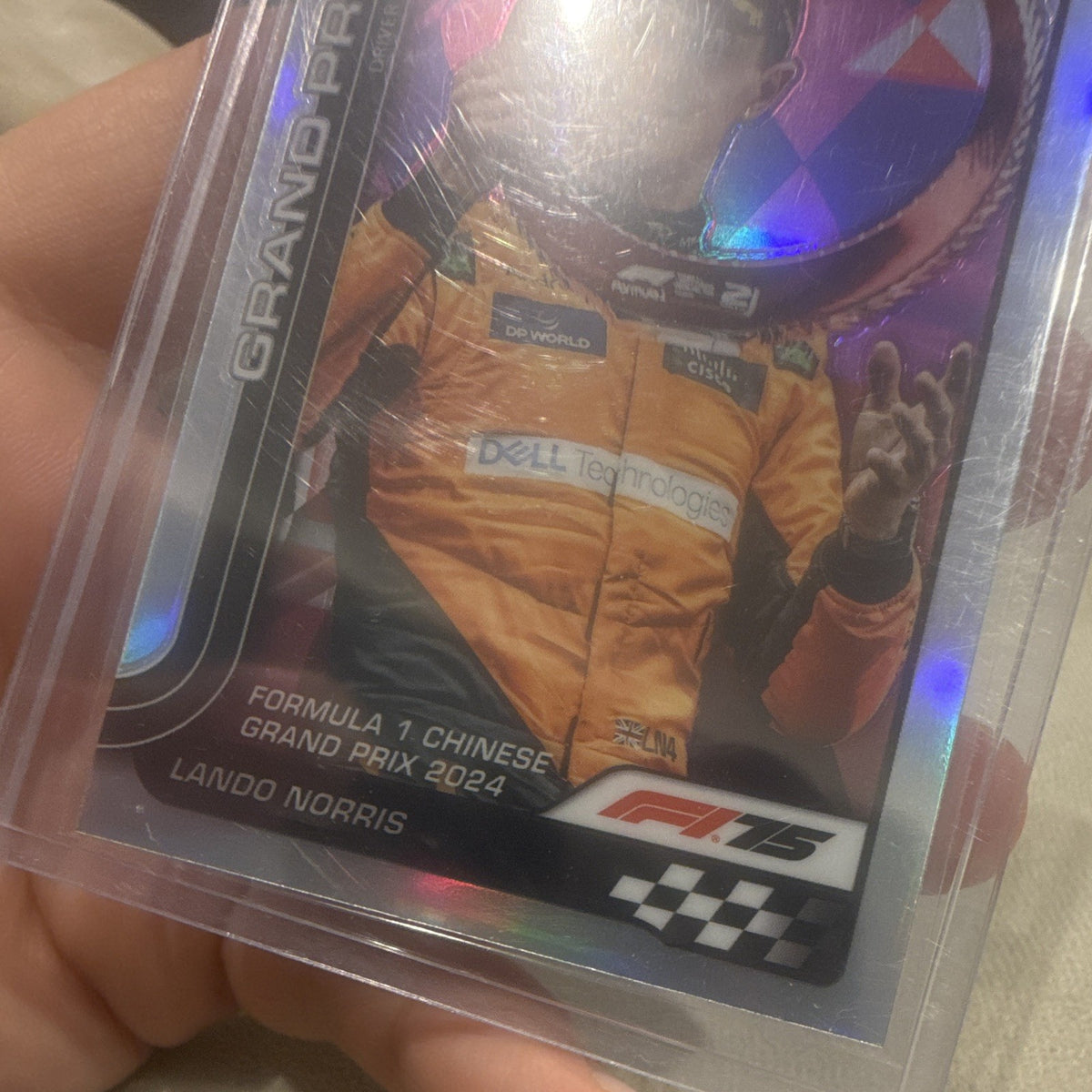 Topps Chrome Formula 1 Lando Norris Driver of the Day Refractor 1263