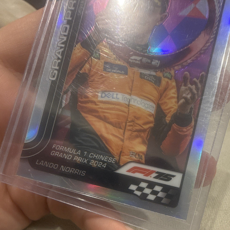Topps Chrome Formula 1 Lando Norris Driver of the Day Refractor 1263