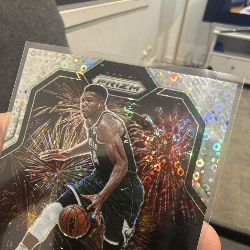 Panini Prizm 2022 23 Fireworks #13 Giannis Antetokounmpo Bucks Insert2