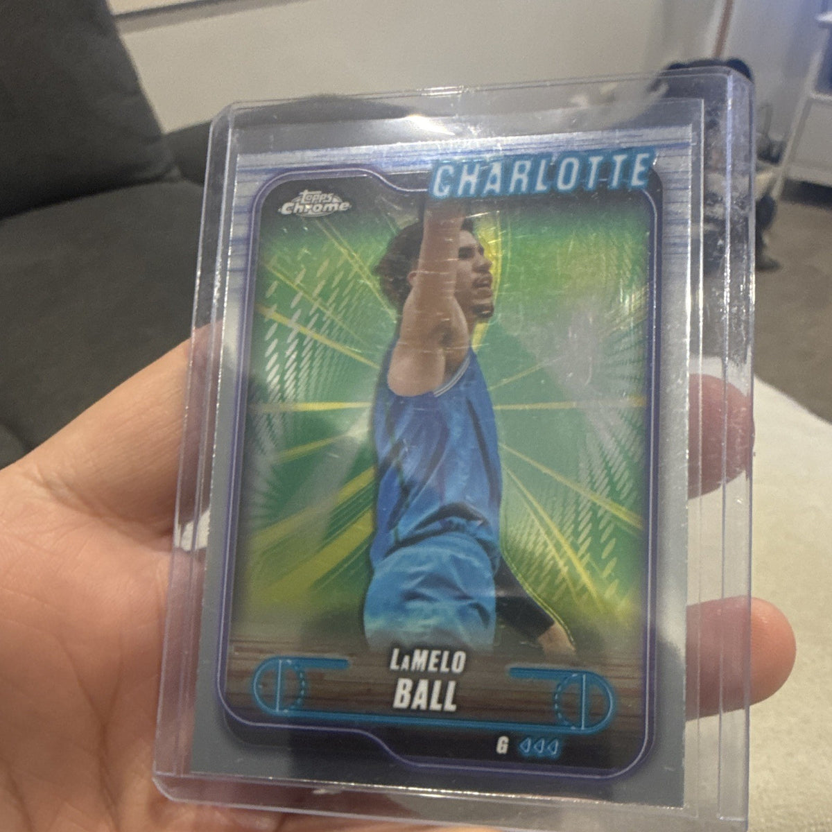 Topps Chrome LaMelo Ball Insert Charlotte Hornets 2024 25 Charlotte 30