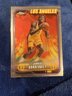 Jarred Vanderbilt Insert Topps Chrome Los Angeles Lakers #27 2023 240