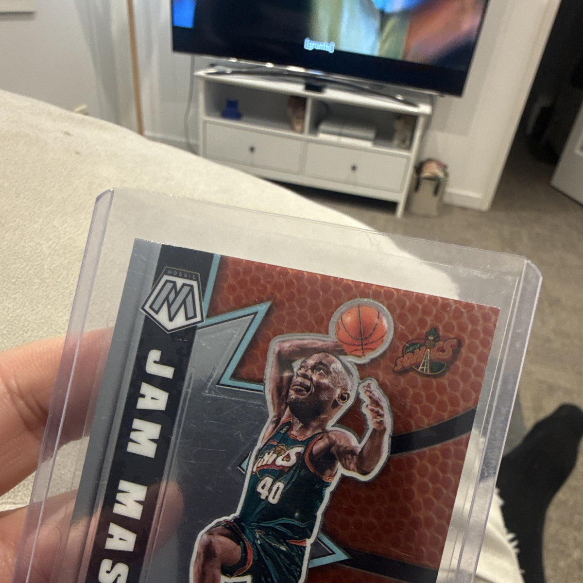 Panini 2020 21 Mosaic Jam Masters Insert Shawn Kemp No. 15 Basketball Card2