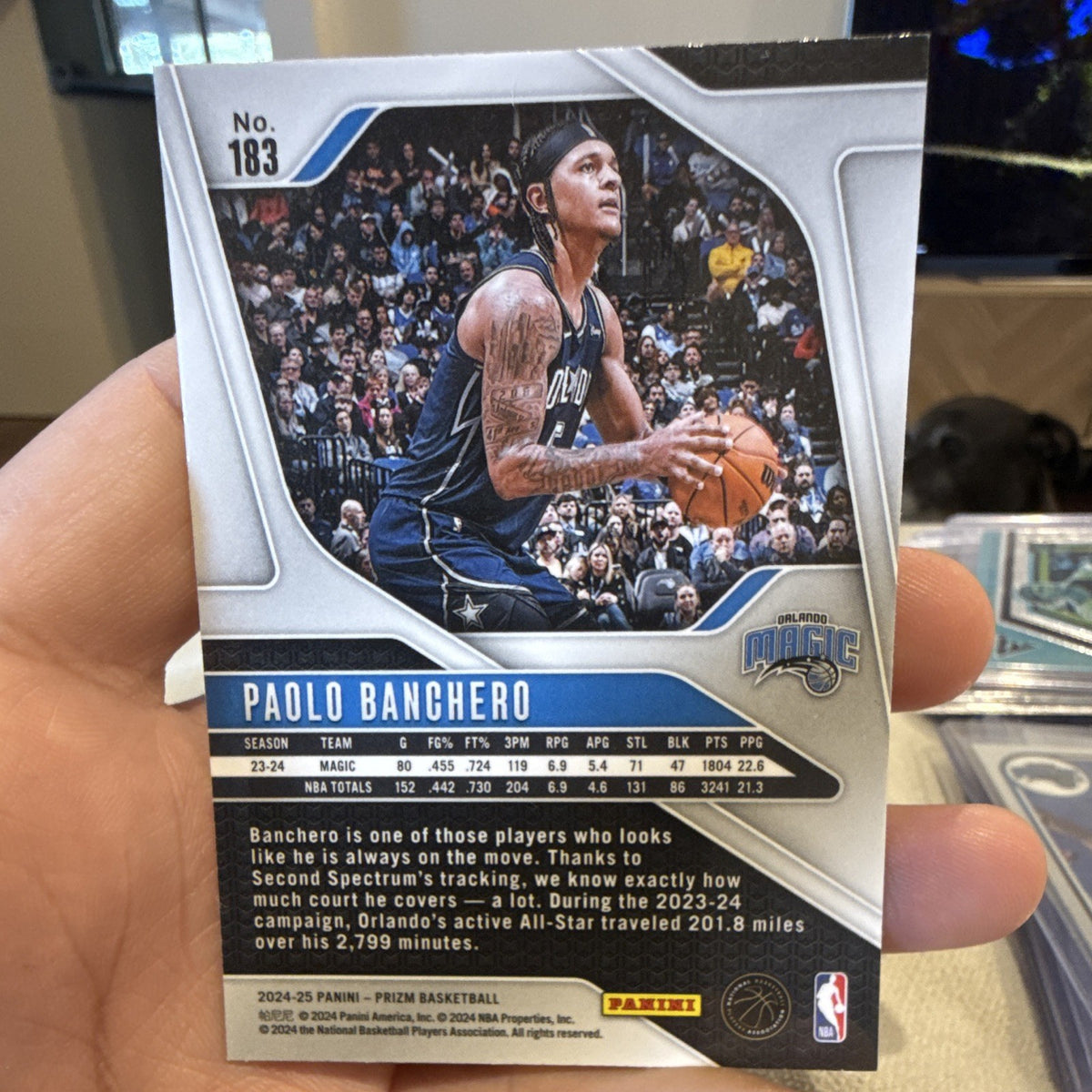 Panini 2024 25 Prizm Basketball Paolo Banchero Base Orlando Magic 1831