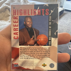 Upper Deck 1994 USA Basketball Shaquille O'Neal Career Highlights #50 Rookie1