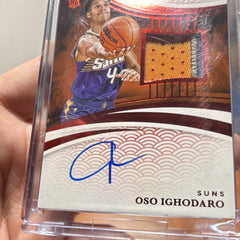 Panini Immaculate 2024 25 Oso Ighodaro RC Auto Patch 05/15 No.1383