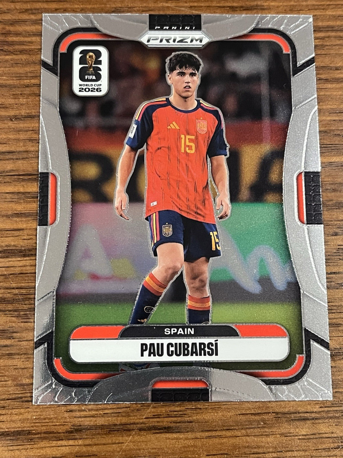 Panini Prizm FIFA World Cup 2026 Base Pau Cubarsí Spain #65 Soccer Card0