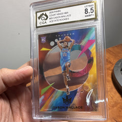 Panini Court Kings 2023 24 Acetate Rookies #20 Cason Wallace CGA 8.50