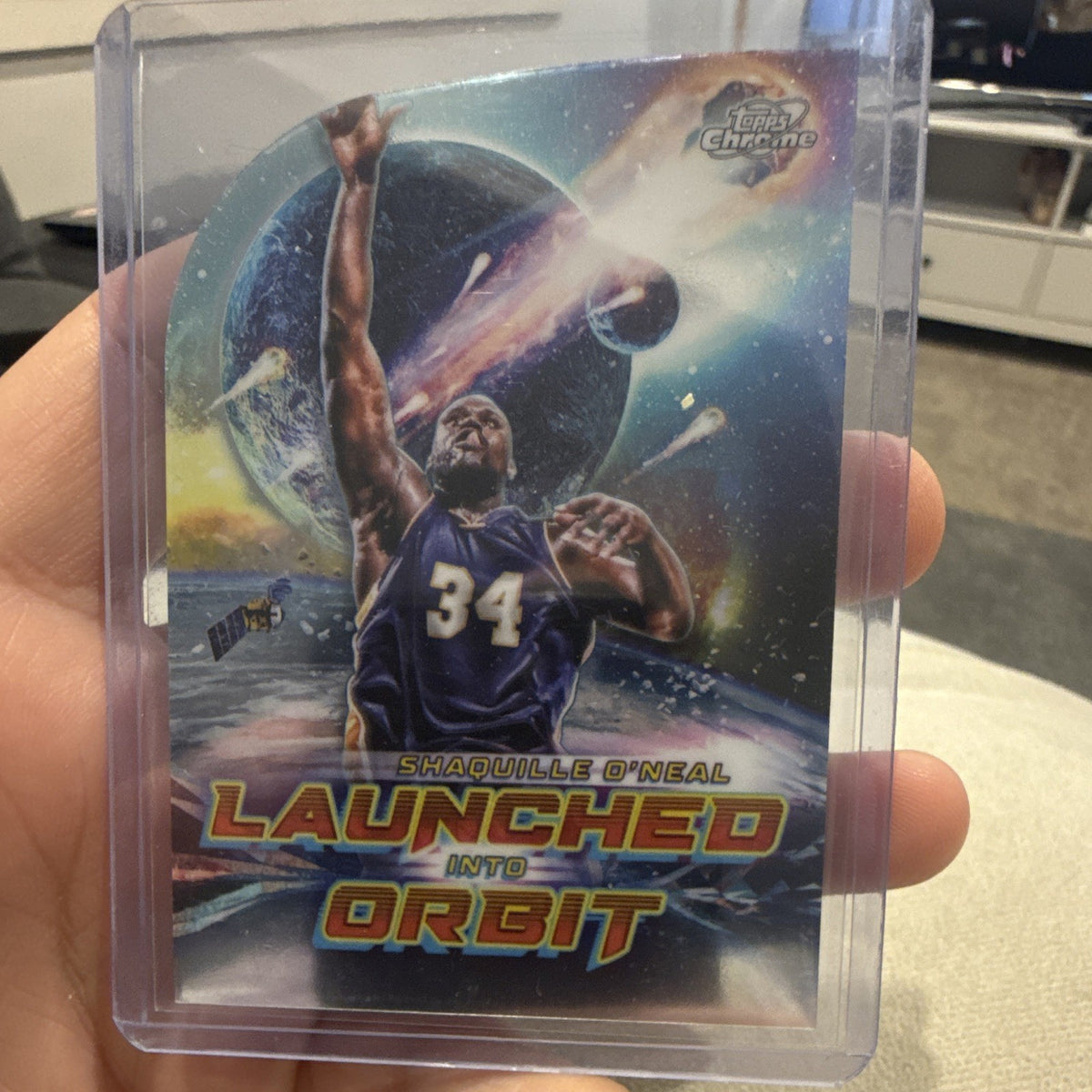 Topps 2024 Topps Chrome Shaquille O'Neal Launched Into Orbit LIO-21 Lakers0