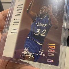 Fleer Ultra 1996 97 Shaquille O'Neal On the Block Insert #135 Magic4