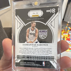 Panini Domantas Sabonis Association Edition Noir Basketball 2024 25 No.34 02/103