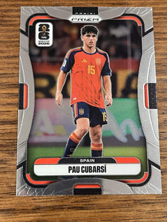Panini Prizm FIFA World Cup 2026 Base Pau Cubarsí Spain #65 Soccer Card0
