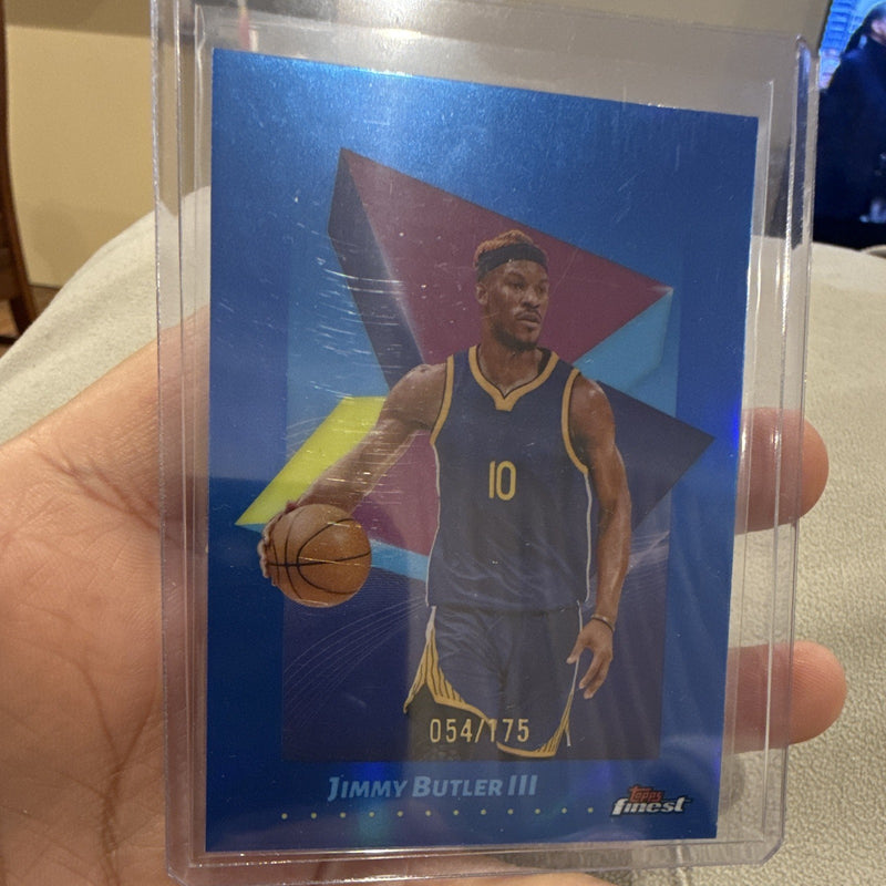 Topps Finest Jimmy Butler III #54 Golden State Warriors 2024 Serial 054/1750