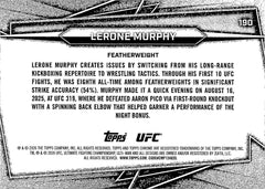 Lerone Murphy Teal Refractor Topps Chrome UFC 152/199   Teal Refractor 190 NM1