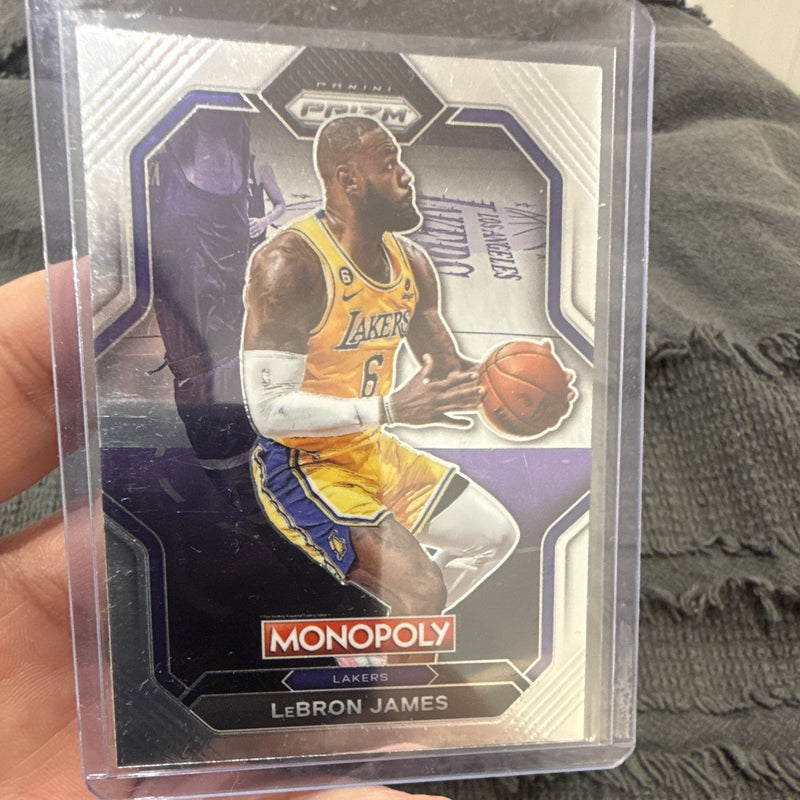 Panini 2022 23 Prizm Basketball Monopoly Insert LeBron James LA Lakers PS70
