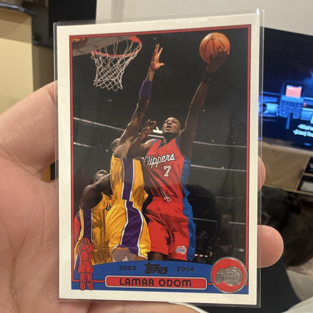 Topps Lamar Odom Base 2003 04 Basketball NBA Los Angeles Clippers 2040