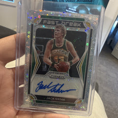 Panini Prizm 2021 22 Jack Sikma Fast Break Auto FB JSM Seattle Supersonics0