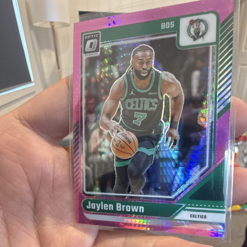 Panini 2024 25 Donruss Optic Basketball Jaylen Brown Parallel #206 Celtics0