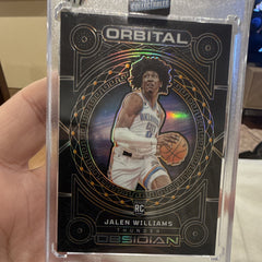 Panini 2022 23 Obsidian Basketball Orbital #18 Jalen Williams Rookie Insert0