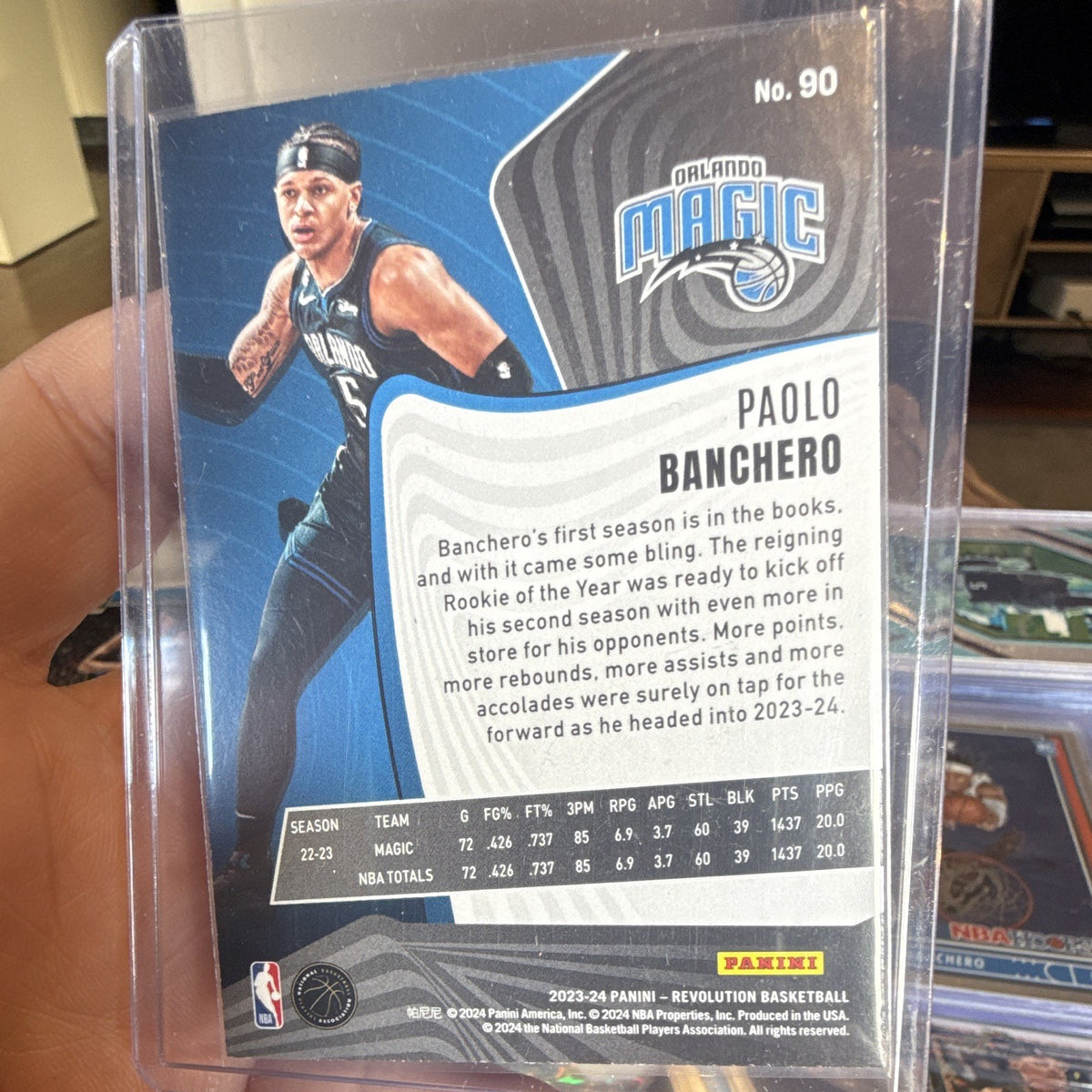 Panini 2023 24 Revolution Basketball Paolo Banchero Parallel Orlando Magic 901