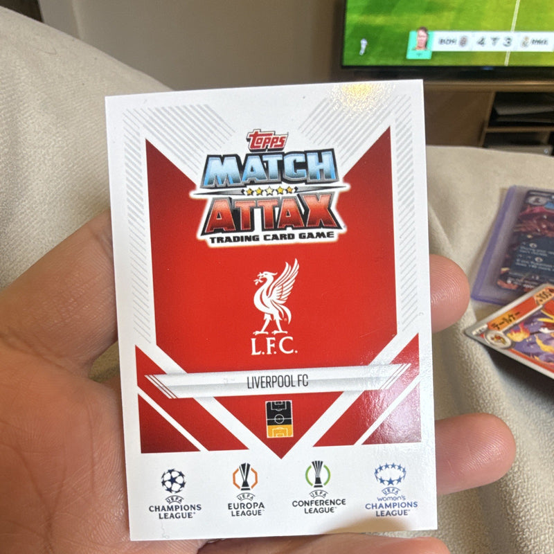 Topps Virgil van Dijk Defensive Rock Match Attax Liverpool FC #84 98 DEF1
