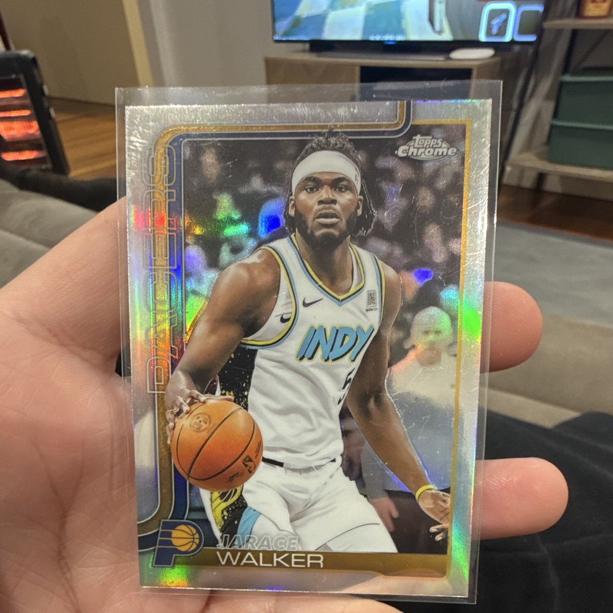 Topps Chrome Jarace Walker Refractor Indiana Pacers #53 NBA Basketball 24 250